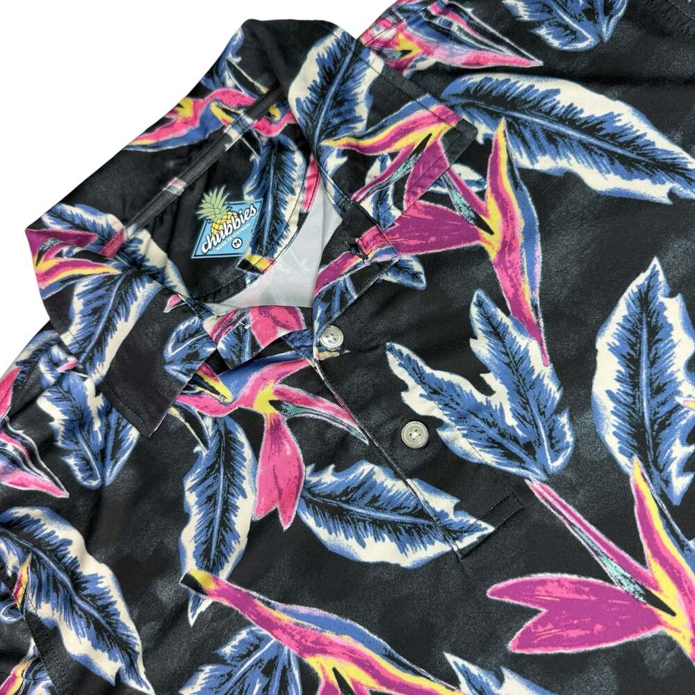 Chubbies Men's Bird of Paradise Performance Polo Shirt